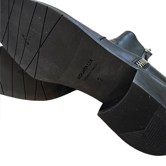 NWOT Aquatalia Colbie Weatherproof Black Booties – Sz 9M - Picture 10 of 10